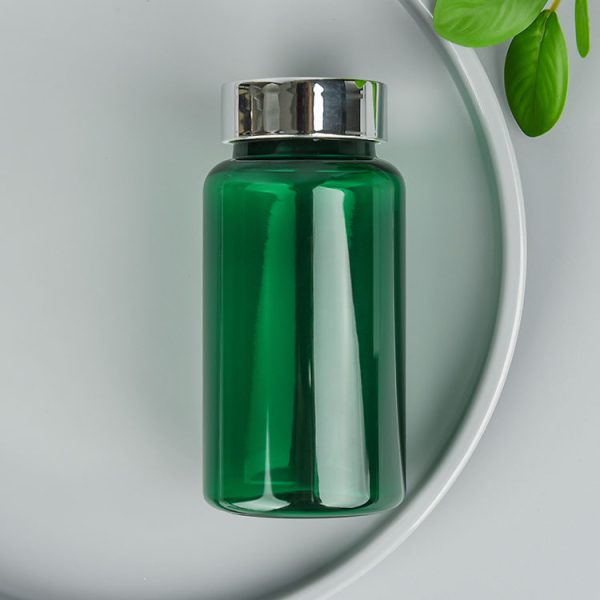 China Manufacturer Wide Mouth Green Medicine Bottle Pill Capsule